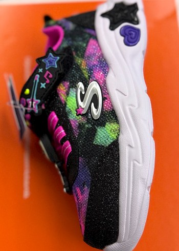26 Beden çeşitli Renk Renkli Kız Çocuk 26 Skechers Pop Kültür Spor Ayakkabı