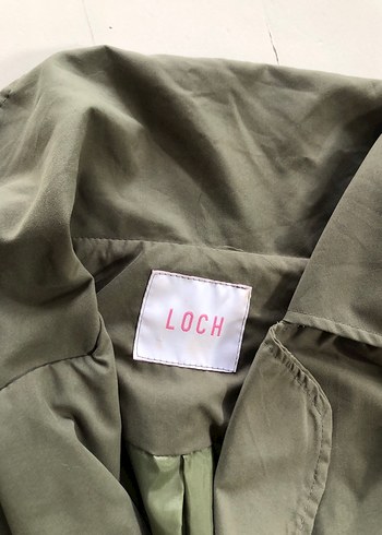 Kadın Haki Uzun Keten Trençkot - Görsel 6