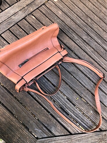 Somon rengi çanta - Görsel 2