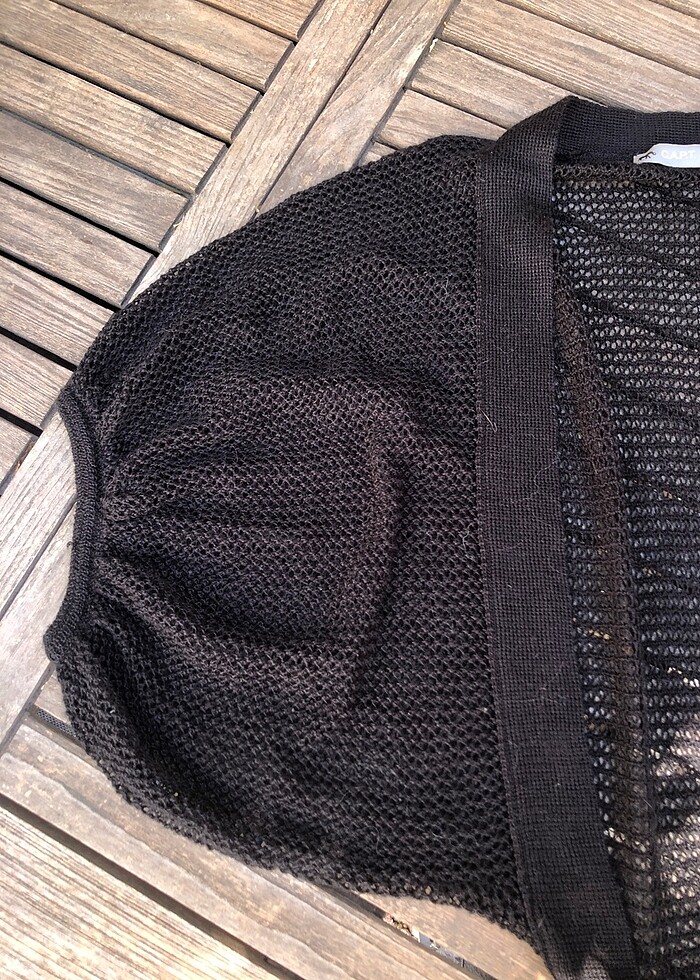 Balon kollu hırka - Görsel 2