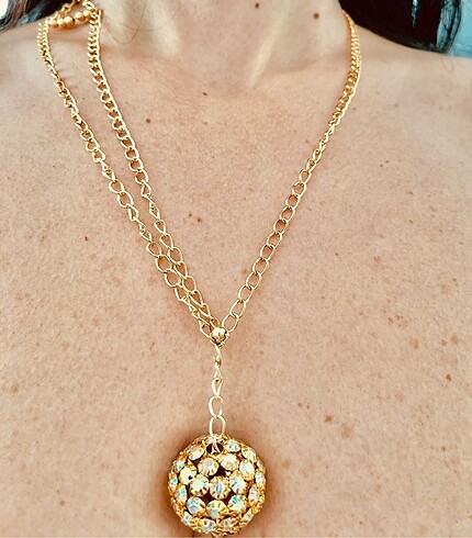 Top kolye Gold renk