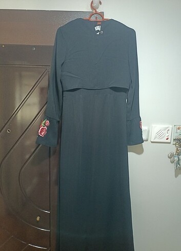 Siyah uzun elbise 