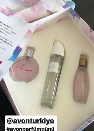 Avon wish of love parfüm Avon pur blance parfüm avon celebre kad