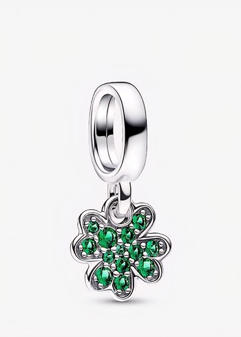 Pandora sallantılı mini yonca charm