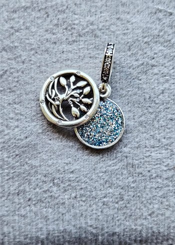 Beden gri Renk Pandora karanlıkta parlayan aile ağacı charm