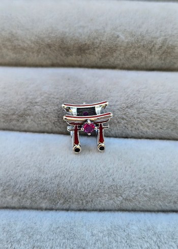 Beden kırmızı Renk Pandora Japon torii kapısı charm