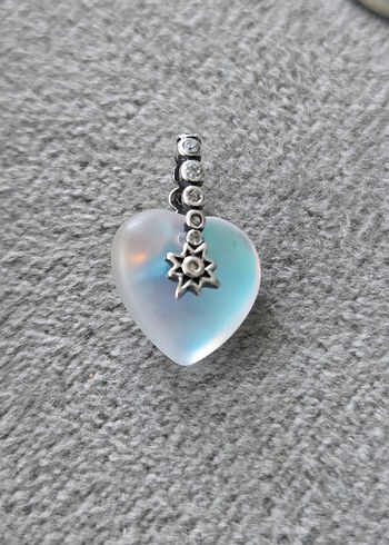 New kayan yıldız kalp charm - Görsel 3