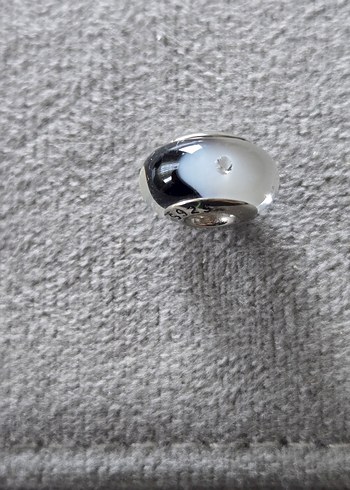 ying yang murano charm - Görsel 6