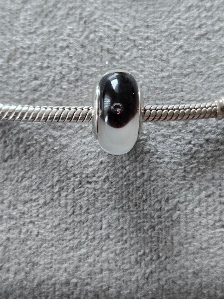 ying yang murano charm - Görsel 3