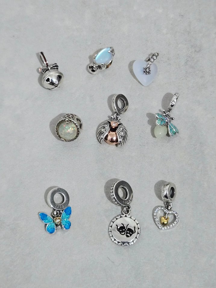 renkli gümüş charm çeşitleri - Görsel 2