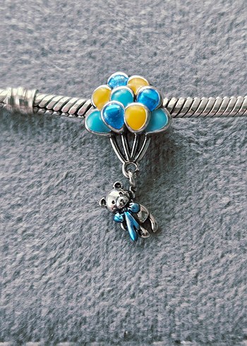 Renkli Balonlar ve Ayıcık charm - Görsel 2