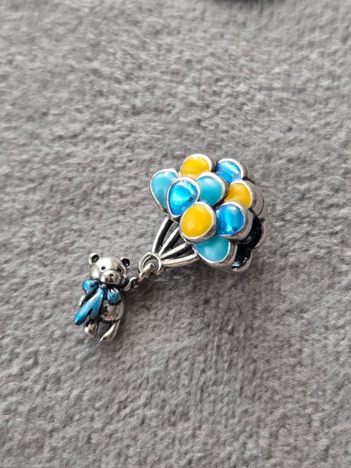 Renkli Balonlar ve Ayıcık charm - Görsel 4