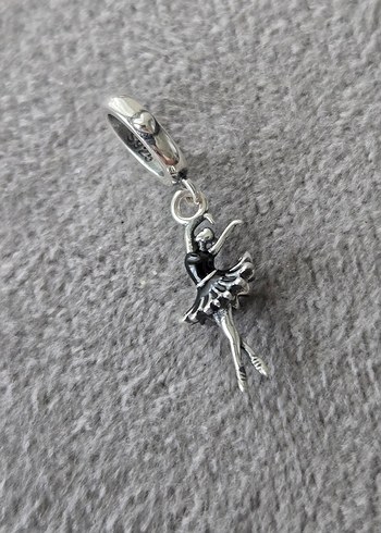 dans eden balerin gümüş charm - Görsel 3