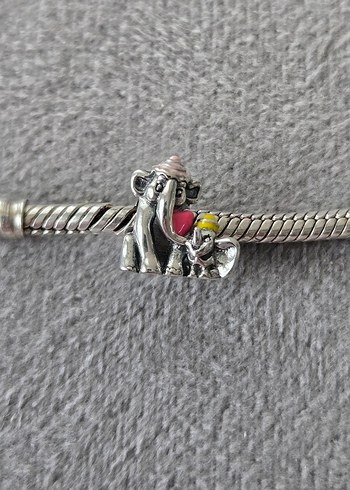 Anne ve yavru dumbo fil charm - Görsel 2