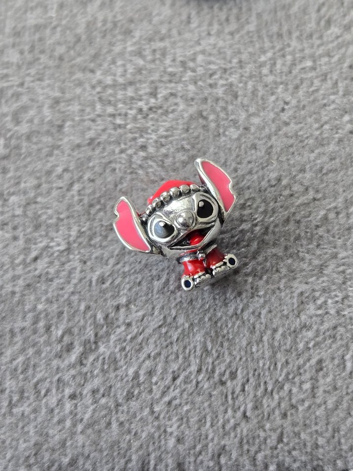 stich angel gümüş charm - Görsel 3