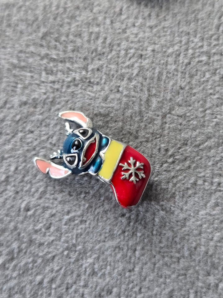 yeni yıl çorabı stitch charm - Görsel 5