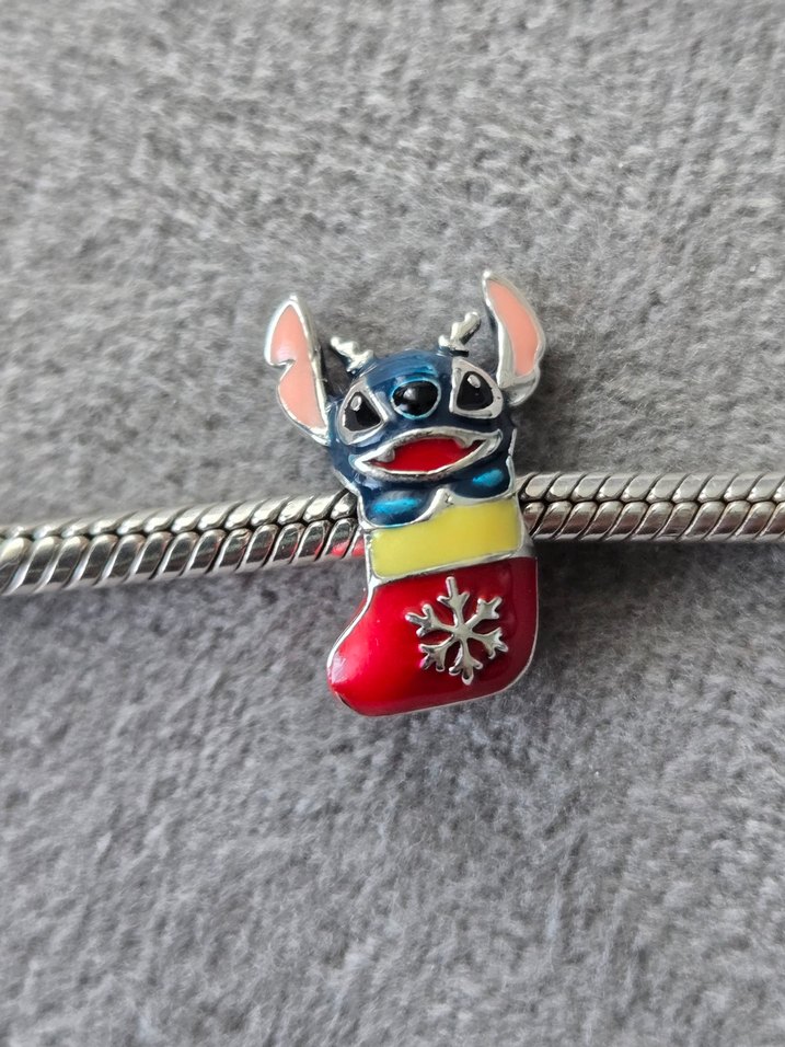 yeni yıl çorabı stitch charm - Görsel 2
