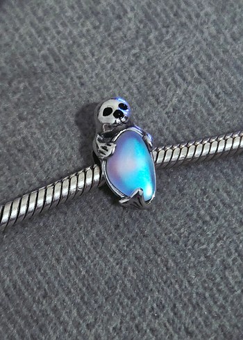 fok balığı gümüş charm - Görsel 2