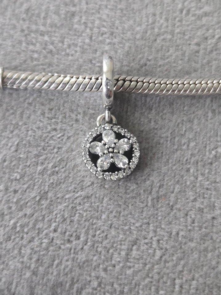 sallantılı herbaryum çiçek charm - Görsel 2