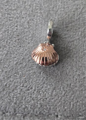 incili istiridye gümüş charm - Görsel 3