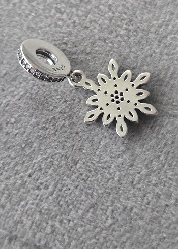 ışıltılı mavi kar tanesi charm - Görsel 5