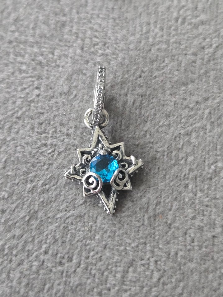 sindirella yıldızı gümüş charm - Görsel 3