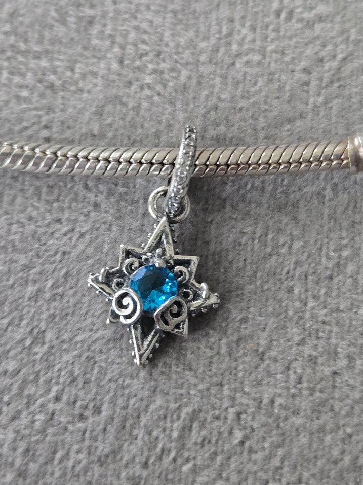 sindirella yıldızı gümüş charm - Görsel 2