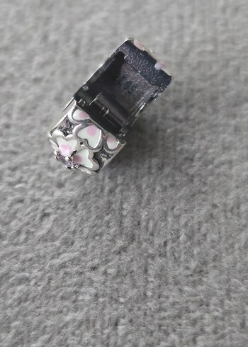 pembe çiçekler klips charm - Görsel 5