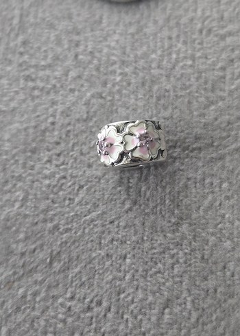 pembe çiçekler klips charm - Görsel 4