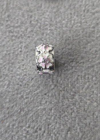 pembe çiçekler klips charm - Görsel 3