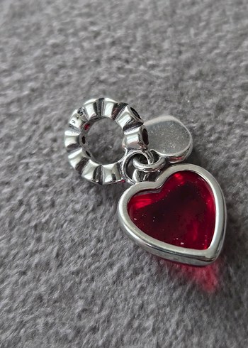 Ruh eşimsin kırmızı kalp charm - Görsel 5