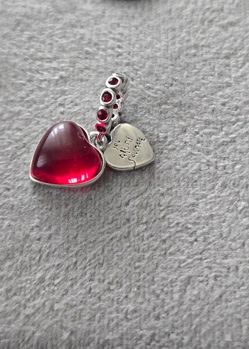 Ruh eşimsin kırmızı kalp charm - Görsel 4