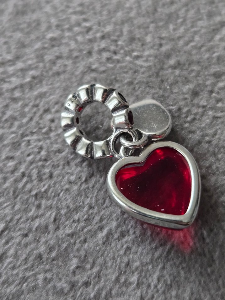 Ruh eşimsin kırmızı kalp charm - Görsel 5