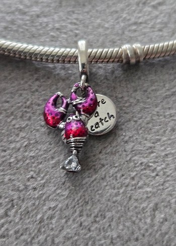 ışıltılı ıstakoz charm - Görsel 2