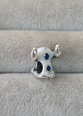 ışıltılı stitch gümüş charm - Görsel 5