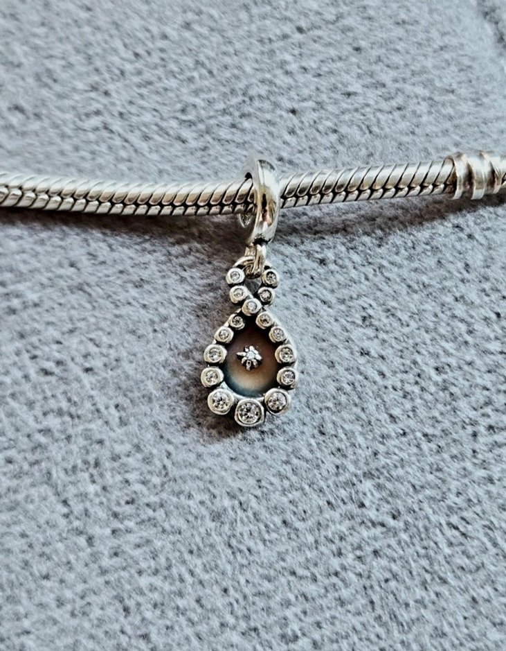 parlayan sonsuzluk çift sallantılı charm - Görsel 3