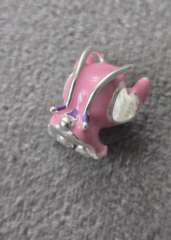 Pembe stitch angel charm - Görsel 6
