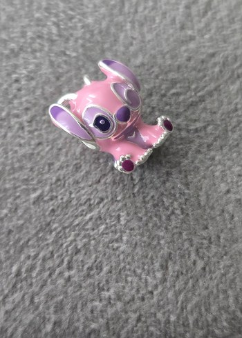 Pembe stitch angel charm - Görsel 5