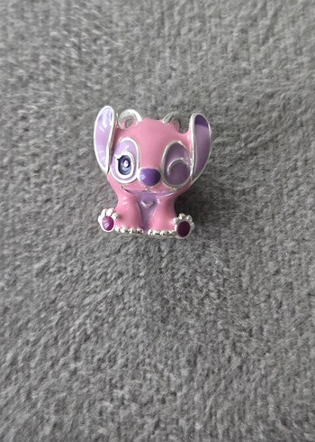 Pembe stitch angel charm - Görsel 3