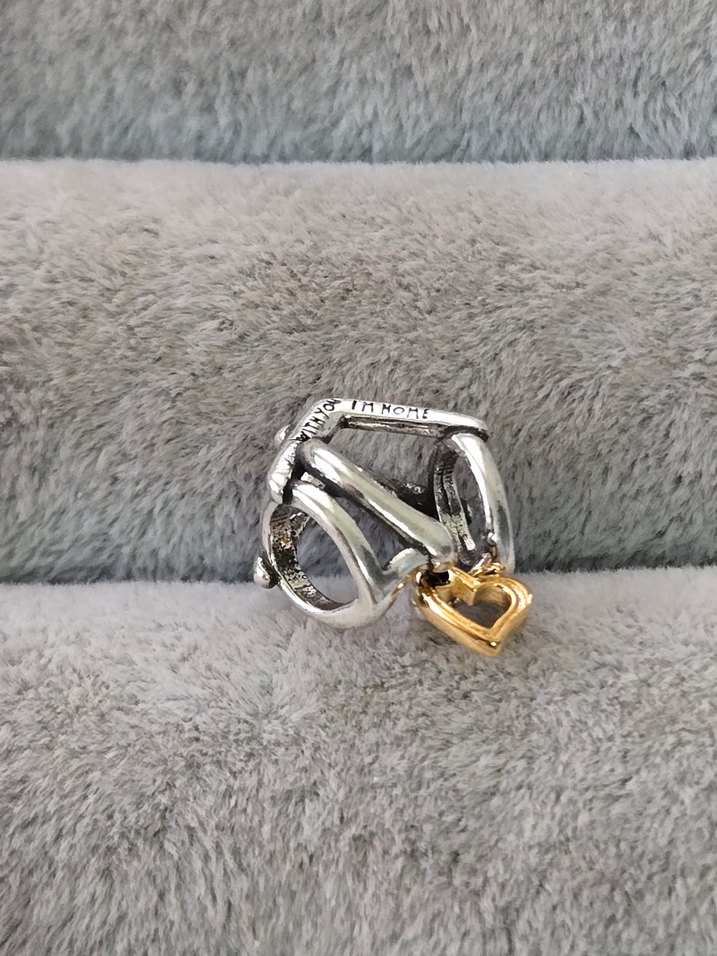 evet ve kalp mini gümüş charm - Görsel 5