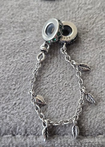 yapraklar güvenlik zinciri charm - Görsel 5
