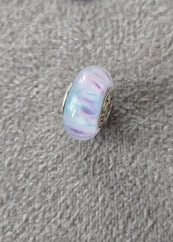 ebruli murano gümüş charm - Görsel 2