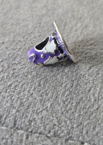 Mor cadı şapkası charm - Görsel 4