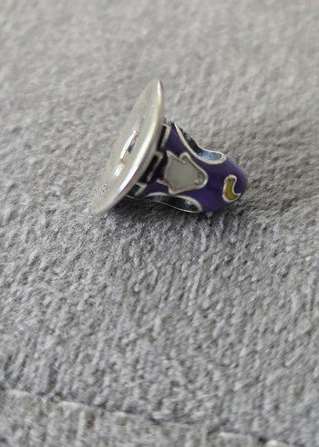 Mor cadı şapkası charm - Görsel 5