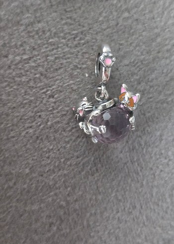 sevimli sarılan kediler charm - Görsel 5