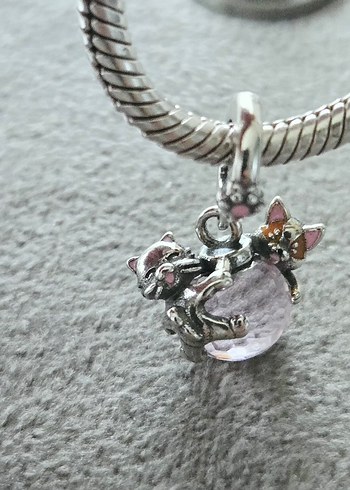 sevimli sarılan kediler charm - Görsel 2