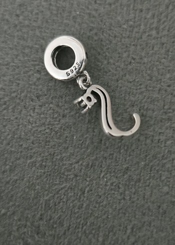 tek taş S harf charm - Görsel 4