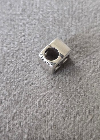 B harf gümüş charm - Görsel 5