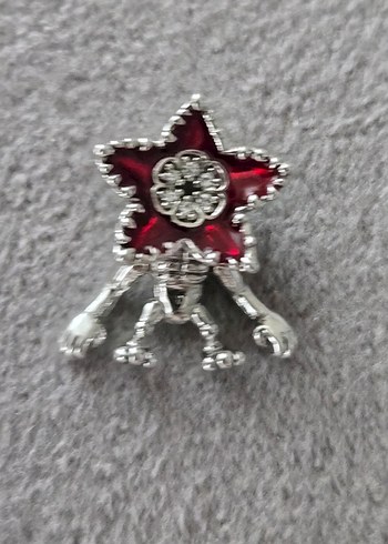 hareketli demogorgon gümüş charm - Görsel 5