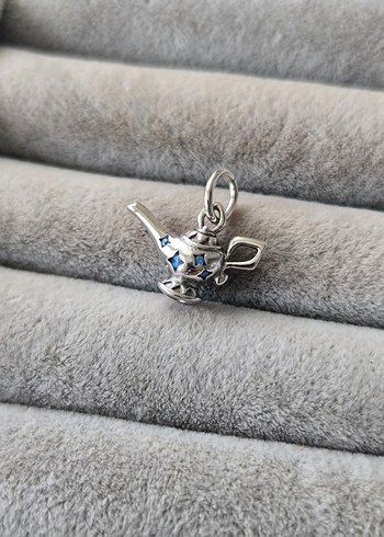 sihirli lamba gümüş charm - Görsel 3